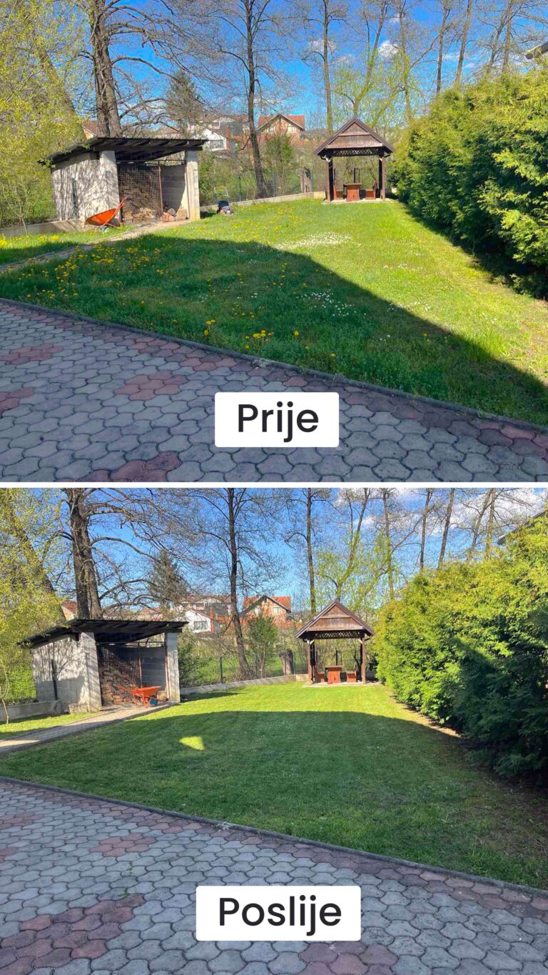 Košenje dvorišta
